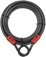 🔒 30ft bv security steel cable with loops - flexible & durable 3/8 inch lock cable for u-locks and padlocks logo