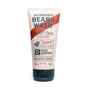 img 4 attached to Duke Cannon Supply Co. Big Bourbon Beard Wash, 6 Fl Oz, Oak Barrel Scent - Strengthen, Rejuvenate, Soften, and Condition with Plant-based Ingredients