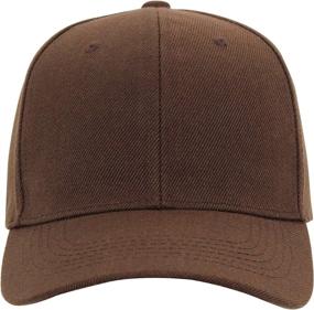 img 2 attached to Unisex AZTRONA Adjustable Baseball Cap - Stylish Plain Sports Hat with High-Quality Design