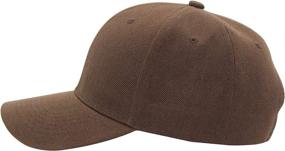 img 1 attached to Unisex AZTRONA Adjustable Baseball Cap - Stylish Plain Sports Hat with High-Quality Design