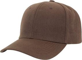 img 3 attached to Unisex AZTRONA Adjustable Baseball Cap - Stylish Plain Sports Hat with High-Quality Design