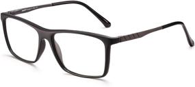 img 4 attached to 👓 STGATN Blue Light Blocking Glasses - Men's Computer Eyeglasses for Comfort, Anti Eye Strain & Headache