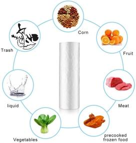 img 3 attached to 🛍️ Convenient Clear Plastic Produce Bags - 14" X 20" Roll of 350 Bags for Food, Pets, and Diapers Storage