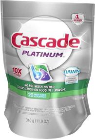 img 1 attached to 🌟 Cascade Platinum Actionpacs Dishwasher Detergent, Fresh Scent – Powerful 23 Count Cleaning Solution!