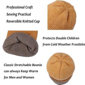 img 1 attached to Stay Cozy with Crazy Era 2 Pack Slouchy Beanie for Women & Men – Stylish Winter hat with Brim for Extra Warmth!