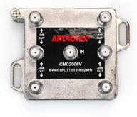 🔌 antronix 6-путь rg6 сплиттер: преимущественный коаксиальный сигнальный кабель cmc2006v для hdtv, 1ггц 1002мгц логотип