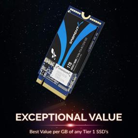 img 1 attached to 💾 Sabrent 1ТБ Rocket NVMe PCIe M.2 2242 DRAM-Less SSD: Высокопроизводительное, энергоэффективное внутреннее хранилище (SB-1342-1TB)