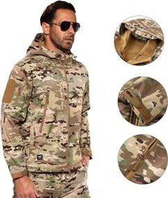 img 1 attached to YEVHEV Tactical Hunting Jackets Softshell