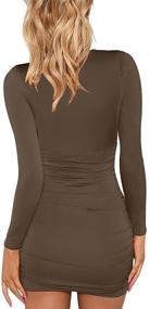 img 2 attached to Платья для коктейлей Bodycon от GOBLES - стильная и элегантная женская одежда