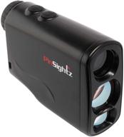 🏌️ pinsightz golf range finder - laser accurate distance, slope, speed, height, & ranging with vibration lock, pin finder, fog & interference protection - includes case & battery logo