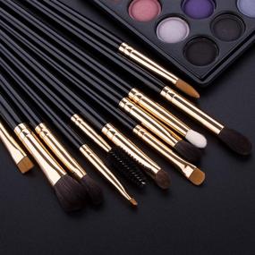 img 2 attached to Eyeshadow Makeup Blending Eyebrow Brushes
