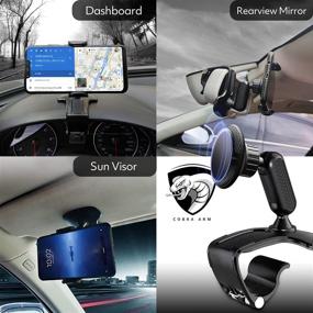 img 3 attached to Dashboard Magnetic Compatible Smartphones Tablets