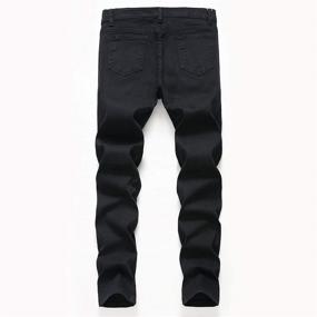 img 3 attached to 👖 JLLDS LKMQA Boys' Skinny Fit Ripped Destroyed Distressed Slim Stretch Fashion Jeans