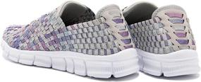 img 2 attached to 👟 JWJ Lightweight Slip-On Sneakers: Handmade, Stretchy & Comfortable Walking Shoes for Women