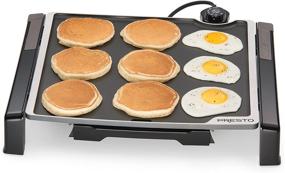 img 3 attached to 🥞 Presto 07071 Electric Tilt-n-fold Griddle - 15-inch, Black