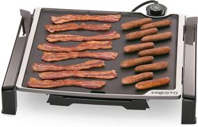 img 2 attached to 🥞 Presto 07071 Electric Tilt-n-fold Griddle - 15-inch, Black