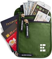 zero grid blocking concealed passport travel accessories logo