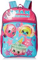 🎒 shopkins girls backpack lunch blue: stylish and functional storage companion for young fashionistas logo