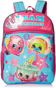 img 3 attached to 🎒 Shopkins Girls Backpack Lunch Blue: Stylish and Functional Storage Companion for Young Fashionistas