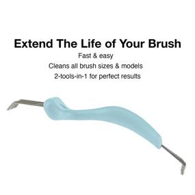 img 3 attached to 🧼 Efficient Brush Cleaner: Olivia Garden's Blue Cleaning Tool for Optimal Maintenance