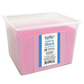 img 4 attached to Pink Pedicure Block Grit Count