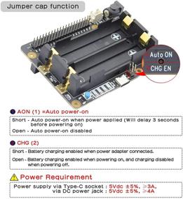 img 1 attached to 💡 Geekworm Raspberry Pi UPS X728 V2.0: Power Management Board with AC Power Loss Detection, Auto On & Safe Shutdown Function for Raspberry Pi 4B/3B+/3B