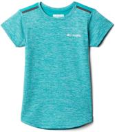 одежда для девочек columbia youth sleeve tropic heather логотип