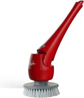 🧼 elicto es-100 cordless electric scrubber - multi-purpose bathroom scrubber with power spin - all surface cleaning - innovative patent design - includes 5 replaceable heads logo