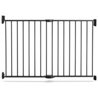 👶 munchkin push to close baby gate - hardware mounted for stairs, hallways, and doors - extends from 28.5" to 45" wide - durable metal design - dark grey finish logo