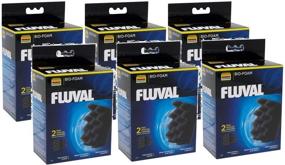 img 2 attached to 🌊 Enhance Water Clarity with Fluval 6 Pack Bio Foam Media for Canister Filters