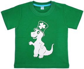 img 1 attached to Unicorn Dinosaur Shirts T Shirt Toddler Girls' Clothing for Tops, Tees & Blouses