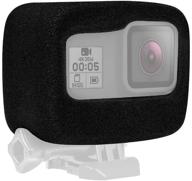 enhance gopro hero 8 black videos with taisioner windslayer cover: noise reduction accessory for housing frame case logo