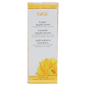 img 4 attached to 🔥 GiGi Large Wax Applicators: 100-Piece Kit for Bikini Line and Body Waxing