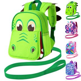 img 4 attached to Dinosaur Backpack Harness for Toddler Adventures: The Perfect Toddler Backpacks