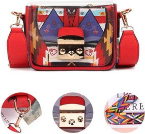 img 4 attached to Fuaisi Transparent Crossbody Summer Shoulder Women's Handbags & Wallets