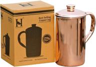 maximize ayurvedic health benefits with healthgoodsin pure copper water jug (99.74%) - 50.7 us fluid ounce logo