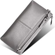 lecxci genuine handbags wristlets blocking women's handbags & wallets for wristlets logo