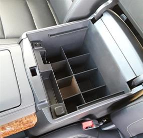 img 3 attached to 🚙 USA-Made Vehicle OCD Center Console Organizer for Chevy Suburban/Tahoe/GMC Yukon/XL (Full Console w/Bucket Seats ONLY) - 2015-2020 Models