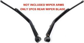 img 1 attached to 🚗 Premium Rear Windshield Wiper Blade Set - 12 inch (2pc) for Mini Cooper S CLUBMAN R55 2008-2015 & BMW X1 E84 2009-2015