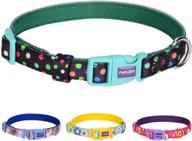 🐶 enhance your dog's style with petloft personalized nature series adjustable dog collar in various patterns logo