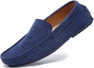 unn loafers genuine moccasins breathable men's shoes in loafers & slip-ons logo