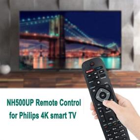 img 3 attached to 📱 NH500UP Универсальный пульт дистанционного управления для телевизора Philips - Совместим с ЖК-телевизорами, LED-телевизорами, 4K UHD и Smart TV - Включает батарейку.