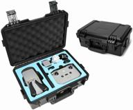 🎒 mavic air 2 carrying case - durable, waterproof compact travel case for dji mavic air 2 quadcopter drone, smart controller, batteries, charging hub, nd filter set, adapter, and accessories logo