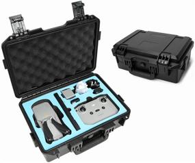 img 4 attached to 🎒 Mavic Air 2 Carrying Case - Durable, Waterproof Compact Travel Case for DJI Mavic Air 2 Quadcopter Drone, Smart Controller, Batteries, Charging Hub, ND Filter Set, Adapter, and Accessories