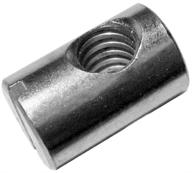 cross dowels barrel nuts off centered logo