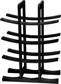 img 1 attached to 🍷 Black 12-Bottle Wine Rack by Trademark Innovations