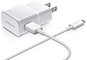 img 4 attached to 🔌 Samsung OEM Adapter with USB Sync Charging Cable - White: Non-Retail Pack