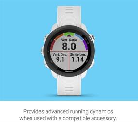 img 1 attached to 🏃 Enhance Your Runs with Garmin Forerunner 245 Music: GPS Running Smartwatch with Music and Advanced Dynamics, White