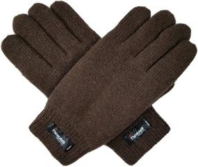 img 4 attached to 🧤 XL Men's Accessories and Gloves - Bruceriver Touchscreen Thinsulate