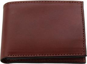 img 2 attached to High-Quality Bridle Leather Bifold Wallet – Men's Premium Accessories